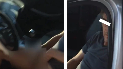 Hombre acosa a mujer y se desviste frente a ella