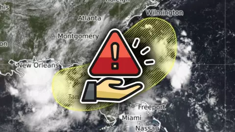 Vigilan nueva zona de baja presión en el Atlántico con probabilidad de desarrollo ciclónico