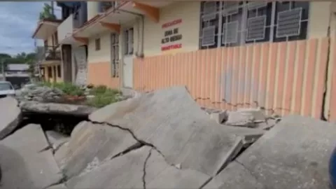Casas en riesgo de derrumbe por falla geológica en Chilpancingo, Guerrero