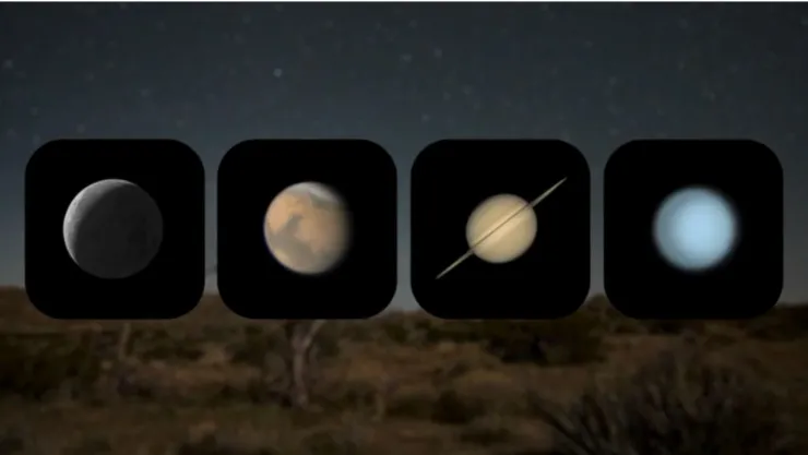 Esta es la fecha y la hora en la que puedes ver la alineación de la Luna, Marte, Saturno y Urano en julio 2026