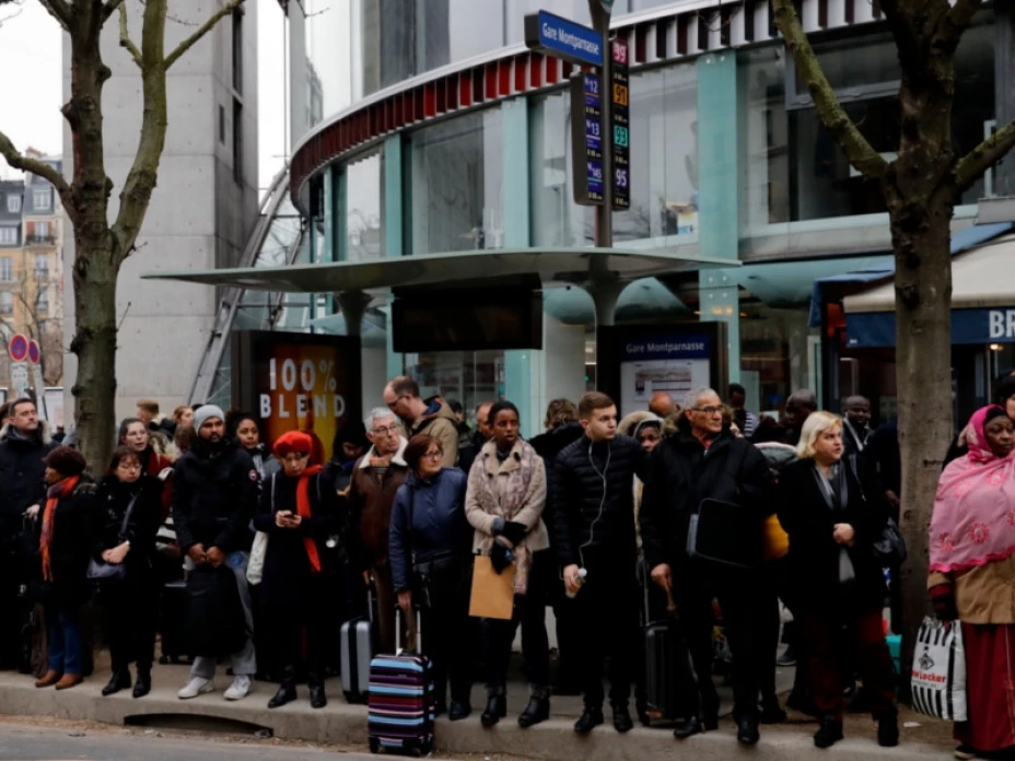 Paro transporte en Francia