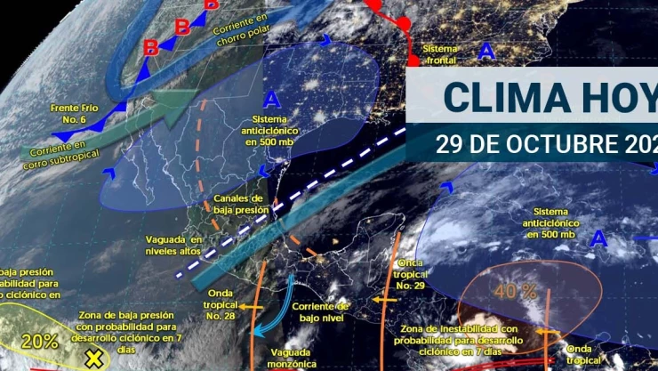 Clima en México hoy
