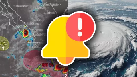 ¿Se formará el Ciclón Tropical ‘Narda’? Esta es la ubicación EXACTA de las dos zonas de baja presión