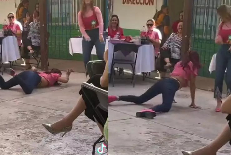 VIDEO: ¡Hasta el subsuelo! Mamás perrean en pleno festival de la escuela
