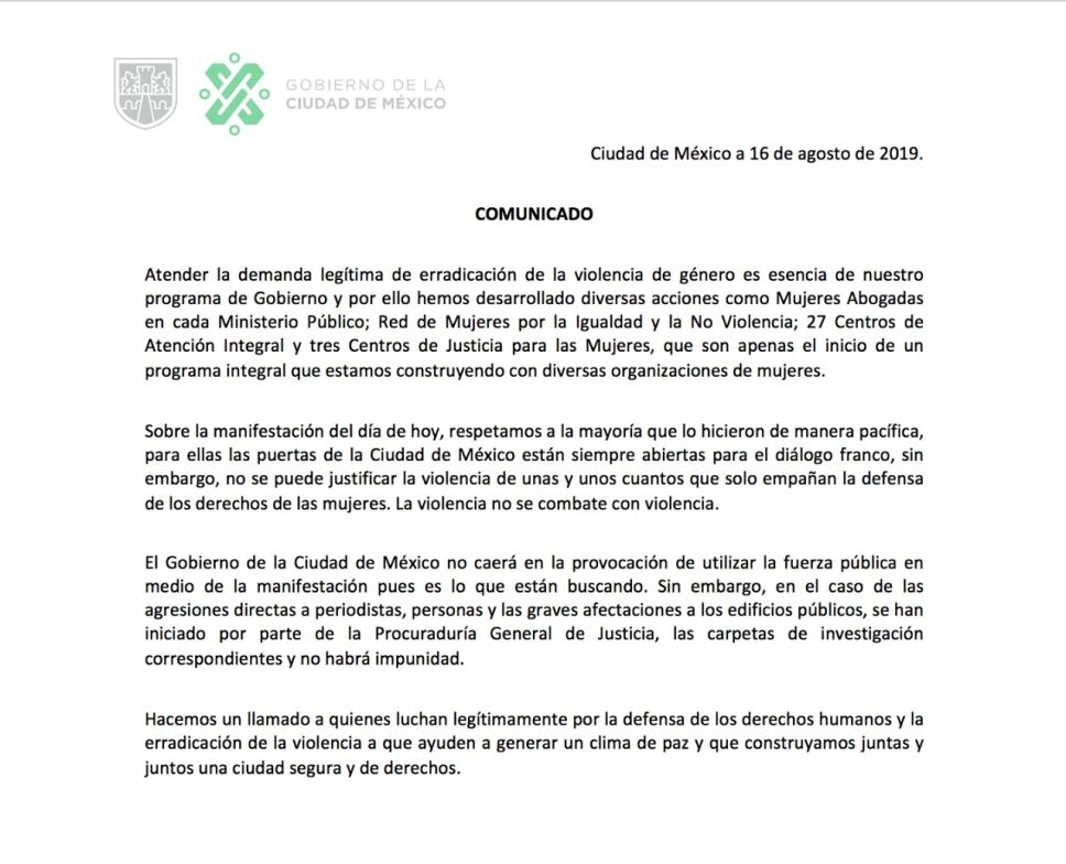 Comunicado