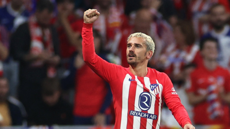 Antoine Griezmann con Atlético de Madrid