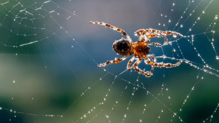Lluvia de arañas