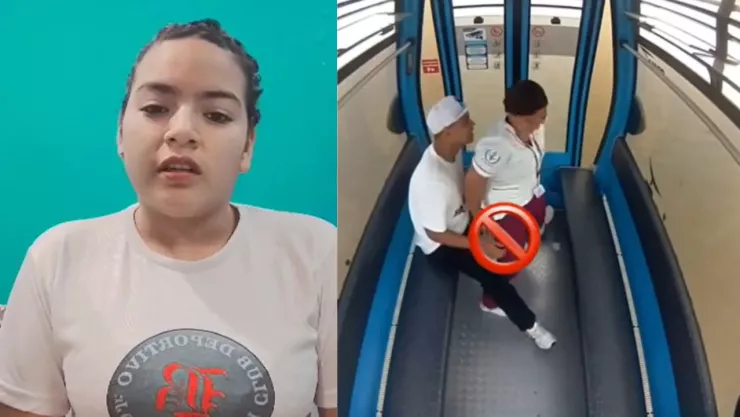 Mujer que tuvo sexo en el teleférico rompe silencio