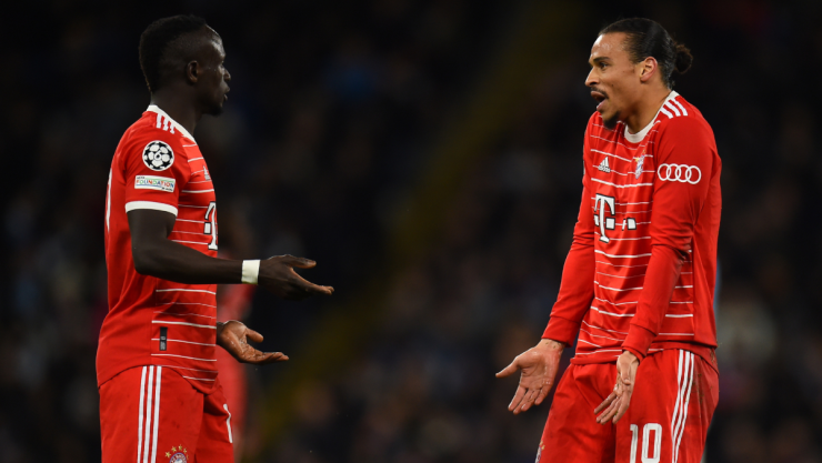 Sané y Mané del Bayern Munich