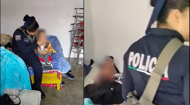 Niño de 2 años abandonado en Ecatepec: su llanto alertó a vecinos, por lo que fue rescatado por la policía