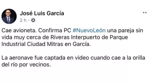 José Luis García informaba sobre el trágico accidente sin saber que se trataba de su exesposa.