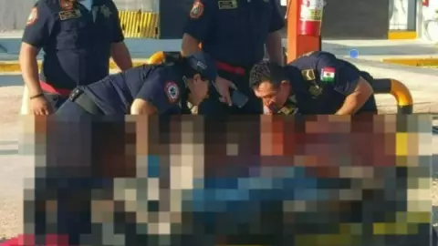 Explota de tanque de gas y hiere a despachador en Progreso