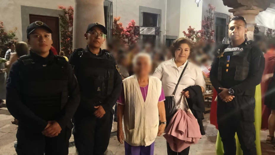 localizan a mujer de la tercera edad en el centro de queretaro.png