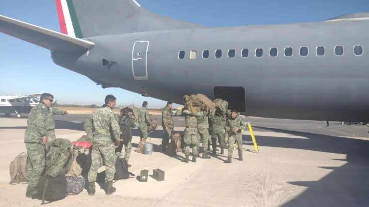Llegan elementos del ejército a León