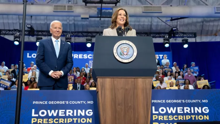 ¿Qué pasó durante la Convención Nacional Demócrata Kamala Harris hace su aparición