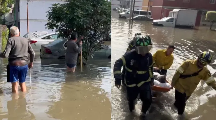 Inundaciones en Tlalnepantla: Viviendas y edificios afectados en Edomex; el agua sale por las coladeras