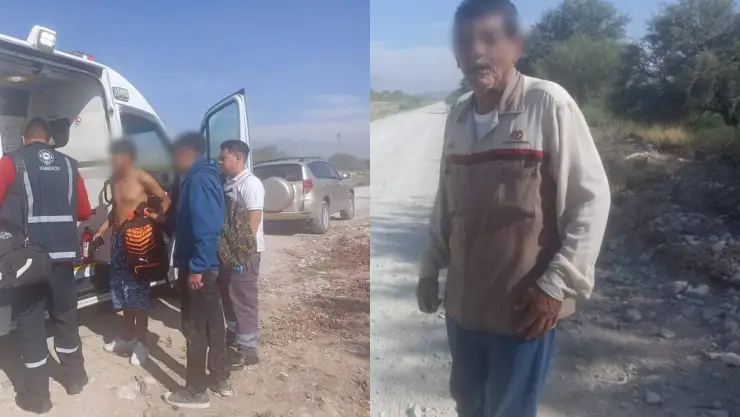 ¡Un héroe! Abuelito salva a joven que cayó en canal de agua