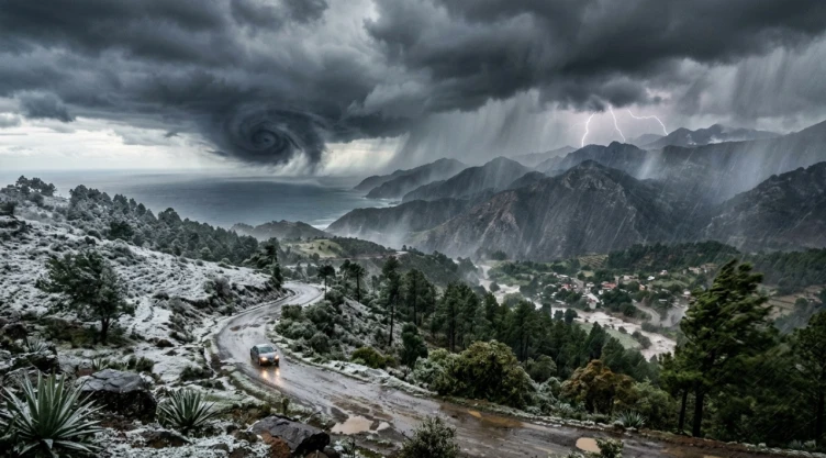 Tormenta tropical y canales de baja presión generan efectos en el clima para los próximos días: México enfrentará temperaturas de hasta -5° C y fuertes lluvias