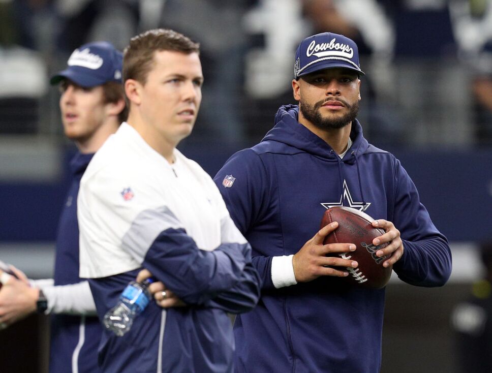 Kellen Moore y Dak Prescott