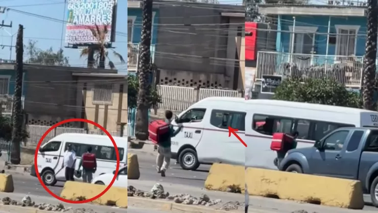 PELEA EN EL TRÁNSITO DE TIJUANA.