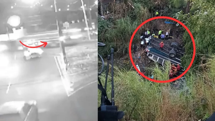 ¿Cómo fue el accidente de autobús en Guatemala el pasado lunes 10 de febrero de 2025 (VIDEO)?