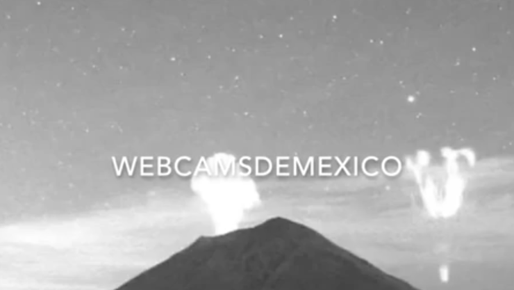 ¡Captan un extraño destello rojo junto al Popocatépetl! Esto fue lo que apareció en el cielo.png