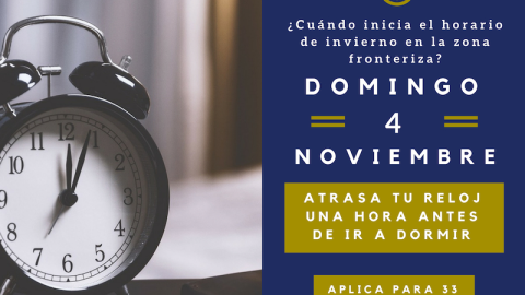 Cuándo inicia el horario de invierno y termina el de verano
