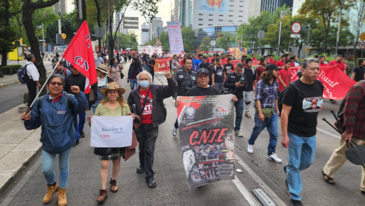 CNTE marcha ruta miércoles 18 marzo CDMX