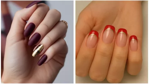 diseño de uñas cortas y largas