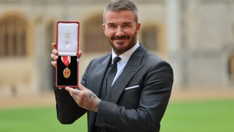 David Beckham es nombrado como Caballero