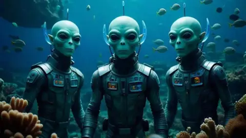 extraterrestres en el océano