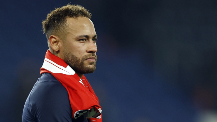 Neymar con el PSG