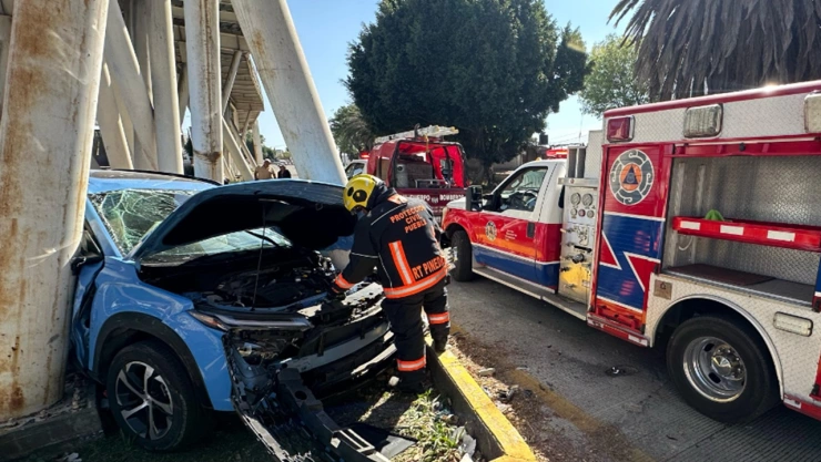 accidente bulevar hermanos serdán hoy