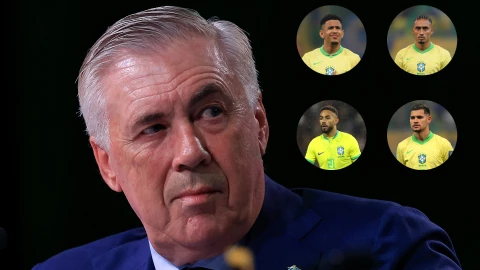 Carlo Ancelotti tiene valiosos futbolistas para trabajar en la selección de Brasil