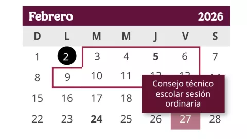 ¿Hay clases el viernes 27 de febrero 2026? Eso dice el calendario de la SEP