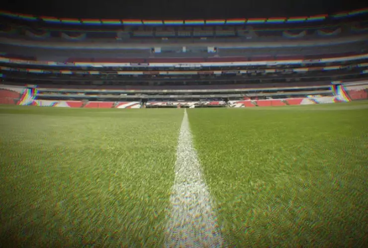 Estadio Azteca pasto