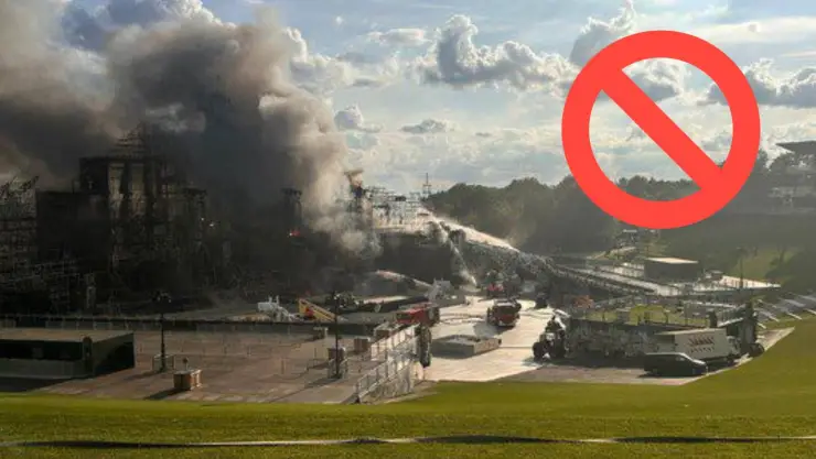 tomorrowland 2025 se incendia el escenario principal