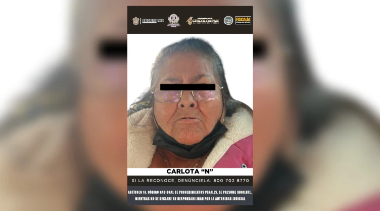 Carlota “N”, abuelita acusada por homicidio de dos supuestos invasores de casa.