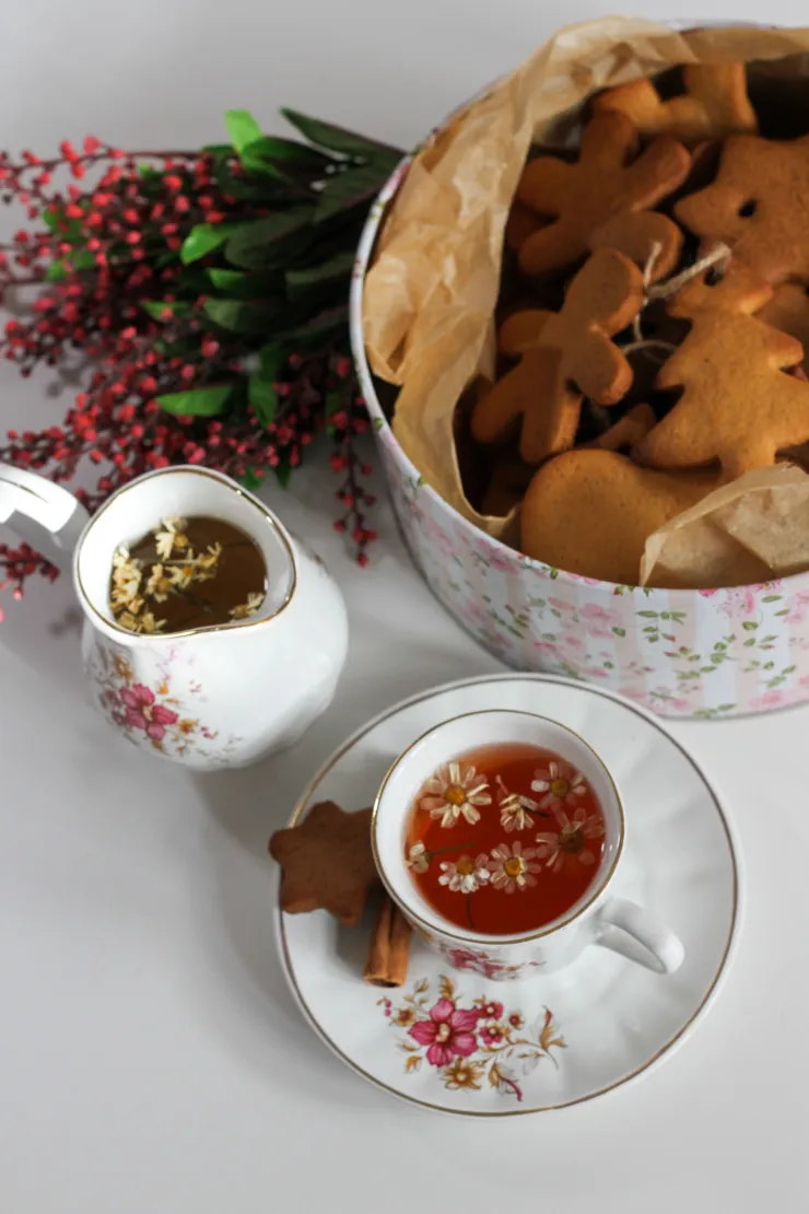 Mezclar manzanilla con jengibre