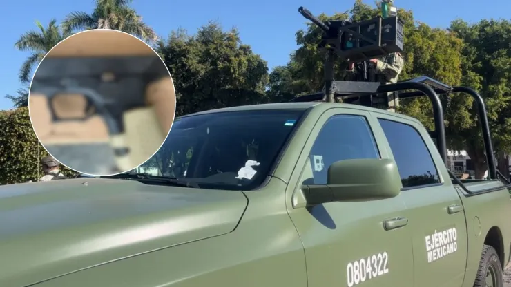 Hallan un arma en una banqueta de Barrancos, Culiacán