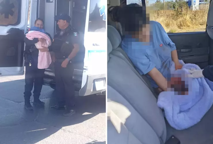 Mujer da a luz en camioneta en León y es auxiliada por policías y paramédicos, 6 de abril 2025.png