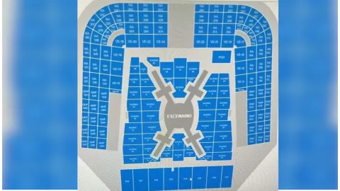 mapa estadio gnp bts concierto méxico