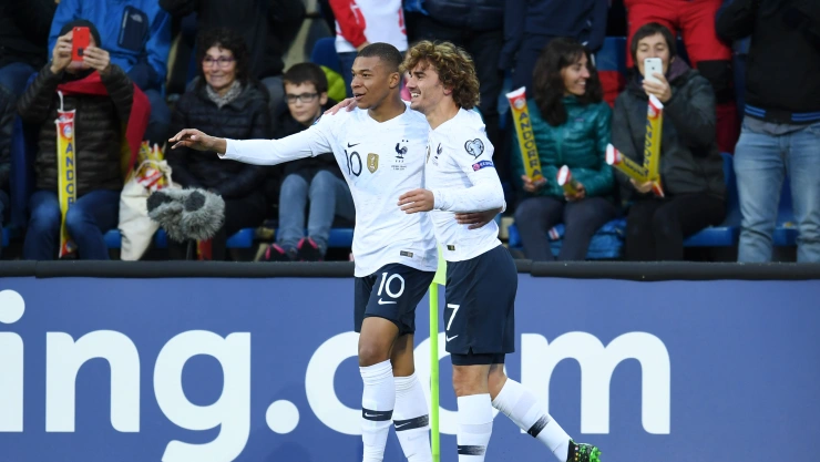 Mbappé y Griezmann