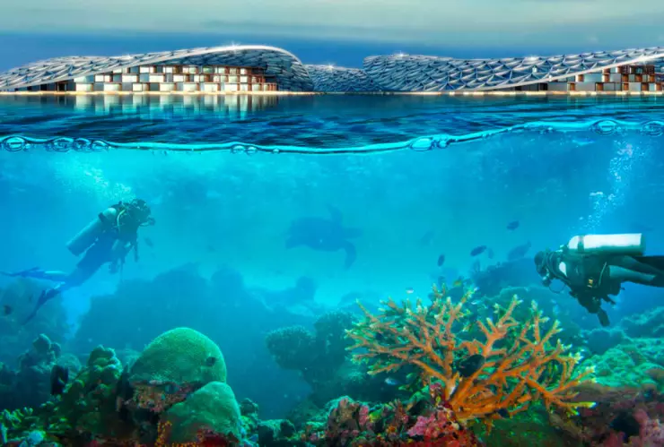 Dubái construye Dubai Reefs, el arrecife artificial más grande del mundo.