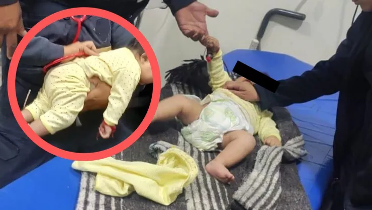 bebé abandonado en Ecatepec