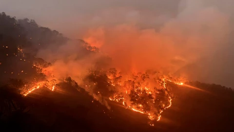 11 Incendios Activos en Oaxaca, Urgencia por Incendio en Santiago Amoltepec