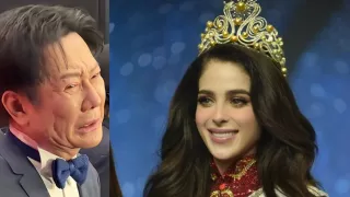 Nawat Itsaragrisil reacciona al triunfo de Fátima Bosch como Miss Universo 2025