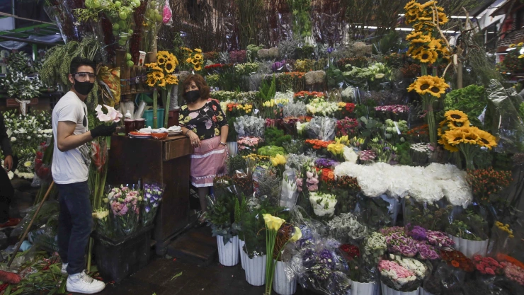 Mercado de jamaica durante la pandemia de COVID-19