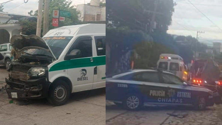 Choque colectivos Tuxtla