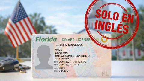 Licencia en Florida solo en inglés